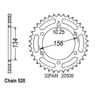 Rozeta pro Kawasaki 20508CZ40